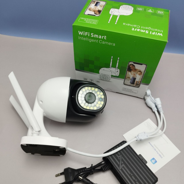 4G Камера видеонаблюдения WI FI SMART Intelligent Camera P36 3MP (подключение через Sim-карту, день/ночь, датчик движения, тревога, SD card)